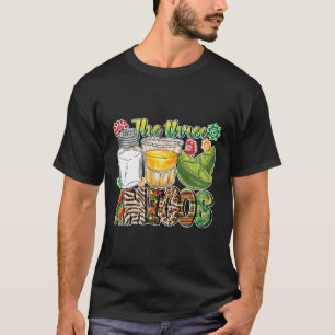 De drie Amigos Tequila Salt Limoen Cinco de Mayo T-shirt