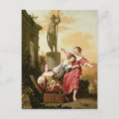 De drie aughters van Cecrops Briefkaart (Voorkant)