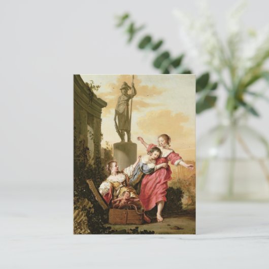 De drie aughters van Cecrops Briefkaart (Staand voorkant)
