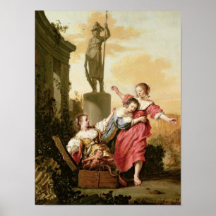 De drie aughters van Cecrops Poster
