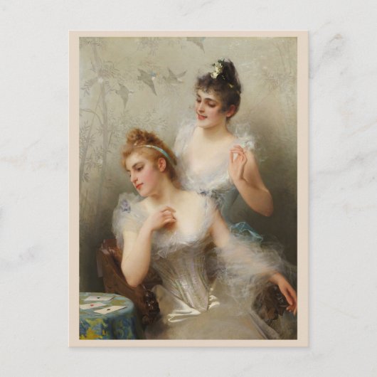 De drie Azen van Vittorio Matteo Corcos Briefkaart (Voorkant)