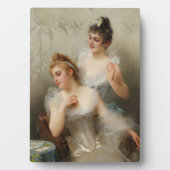 De drie Azen van Vittorio Matteo Corcos Fotoplaat (voorkant)