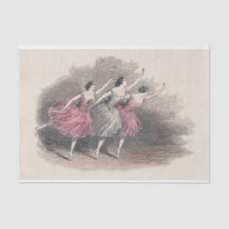 De drie Ballerinas Tissuepapier