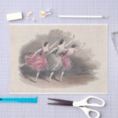De drie Ballerinas Tissuepapier (Craft)