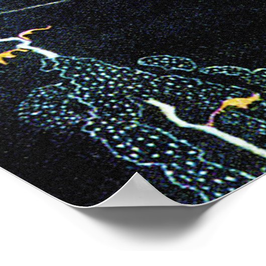 DE DRIE BEGINSELEN VAN DE BLAUWE MUNTAINE POSTER (Hoek)