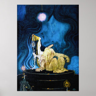 DE DRIE BEGINSELEN VAN DE BLAUWE MUNTAINE POSTER