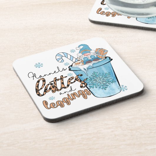 De drie belangrijkste dingen in de winter bier onderzetter (Linkerzijde)