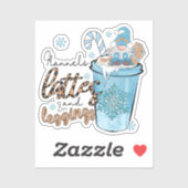 De drie belangrijkste dingen in de winter sticker (Vel)