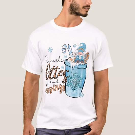De drie belangrijkste dingen in de winter t-shirt (Voorkant)
