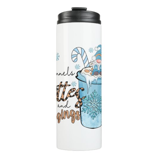 De drie belangrijkste dingen in de winterkoffie thermosbeker (Voorkant)