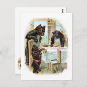 De drie Beren Briefkaart (Voorkant / Achterkant)