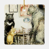 “De drie beren” door Arthur Rackham Keramisch Ornament (Achterkant)