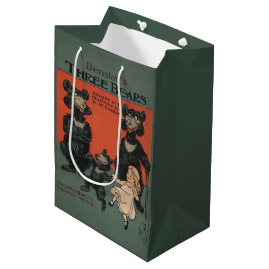 De drie Beren geschenkzak Medium Cadeauzakje (Voorkant Gekanteld)