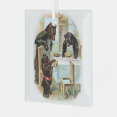 De drie beren glas ornament (Voorkant links)