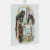 De drie beren glas ornament (Voorkant Rechts)