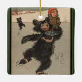 De drie Beren keramische Ornament (Achterkant)