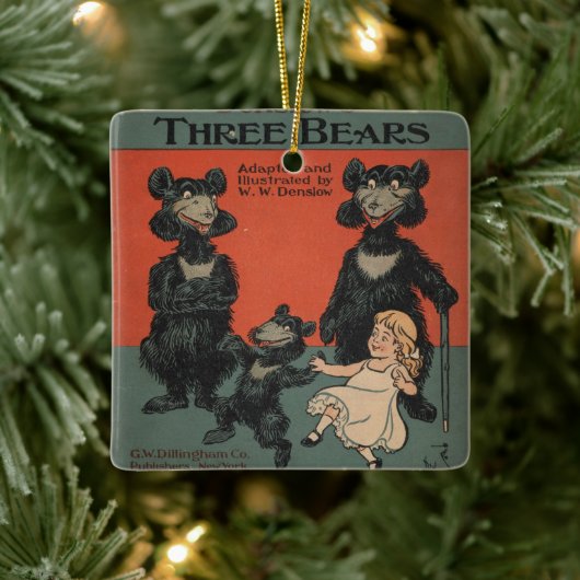 De drie Beren keramische Ornament (Boom)