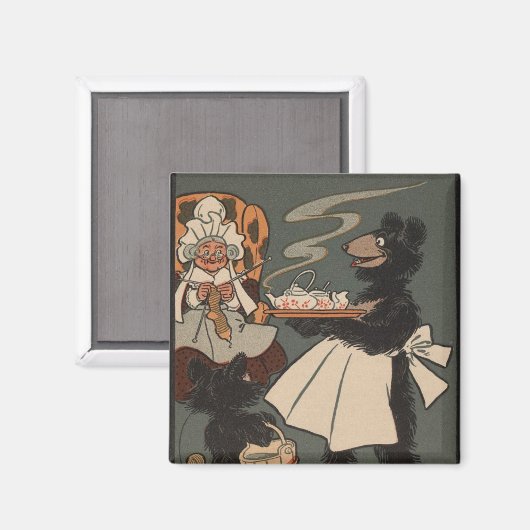 De drie Beren Magnet (Voorkant / Achterkant)