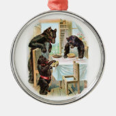 De drie Beren Metalen Ornament (Voorkant)