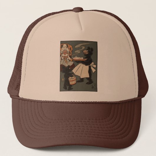 De drie Beren trucker hoed Pet (Voorkant)