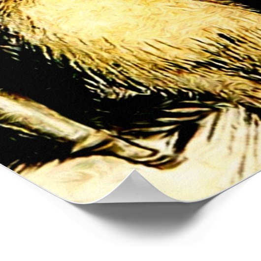 De drie Beren van Arthur Rackham Poster (Hoek)