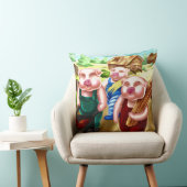 De Drie Biggetjes Kussen (Stoel)