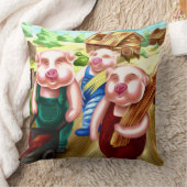 De Drie Biggetjes Kussen (Deken)