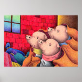 De drie biggetjes. poster (Voorkant)
