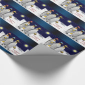 De drie blikvangers - kerstmis cadeaupapier (Hoek)