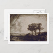De drie bomen briefkaart (Voorkant / Achterkant)
