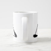 DE DRIE BROOMSTICKS™ Logo Grote Koffiekop (Achterkant)