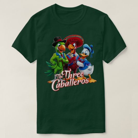 De drie Caballeros T-shirt (Design voorkant)