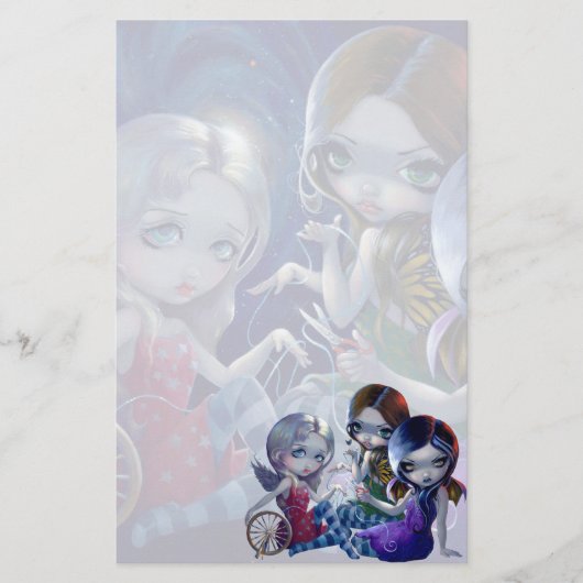 "De drie fates"-artikelen Briefpapier (Voorkant)