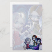 "De drie fates"-artikelen Briefpapier (Voorkant / Achterkant)