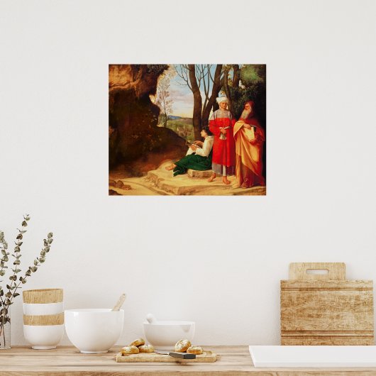 De drie filosofen poster (Keuken)