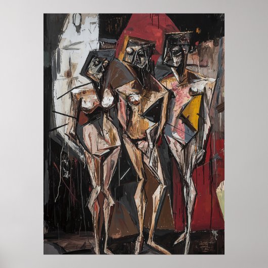 De drie genaden van het expressionisme – Bold Cont Poster (Voorkant)