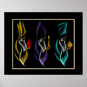 De Drie Geschenken Poster