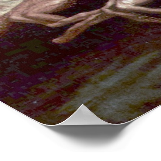 De drie getuigen van Henry Fuseli Poster (Hoek)