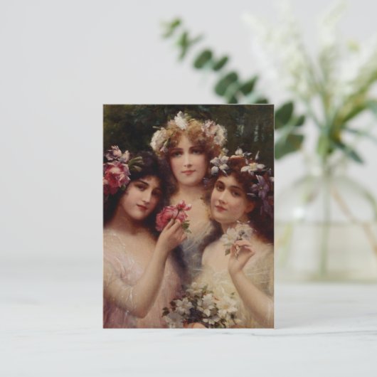 De drie Graces - Émile Vernon Briefkaart (Staand voorkant)