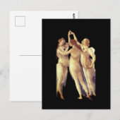 De Drie Gratiën - detail, Primavera van Boticelli Briefkaart (Voorkant / Achterkant)