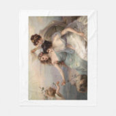 De drie gratiën door Edouard Bisson Fleece Deken (Voorkant)