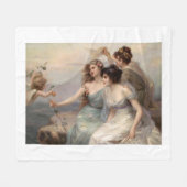 De drie gratiën door Edouard Bisson Fleece Deken (Voorkant (Horizontaal))