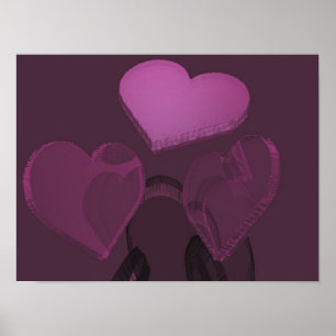 De drie harten poster