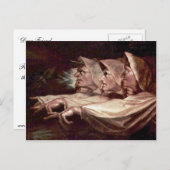 De drie heks Engels - de vreemde zussen of T Briefkaart (Voorkant / Achterkant)