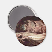 De drie heks Engels - de vreemde zussen of T Magneet (Voorkant / Achterkant)