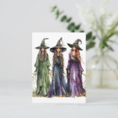 De drie heksen briefkaart (Staand voorkant)