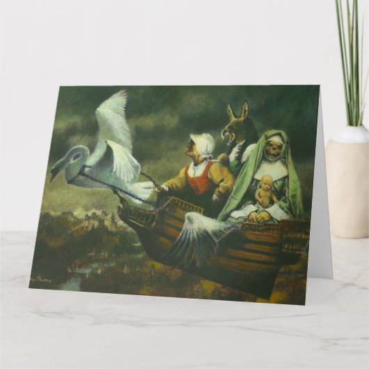 De drie heksen grote groetenkaart kaart (Voorkant)