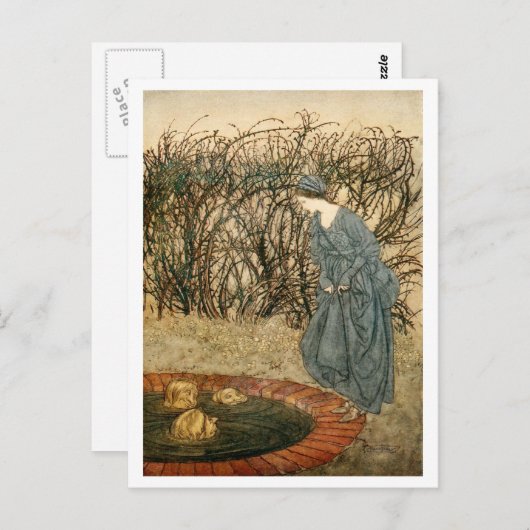 De drie hoofden van de putten briefkaart (Voorkant / Achterkant)