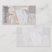 De drie jaren vrouw van Klimt Gustav Visitekaartje (Voorkant / Achterkant)