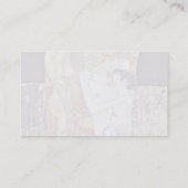 De drie jaren vrouw van Klimt Gustav Visitekaartje (Achterkant)